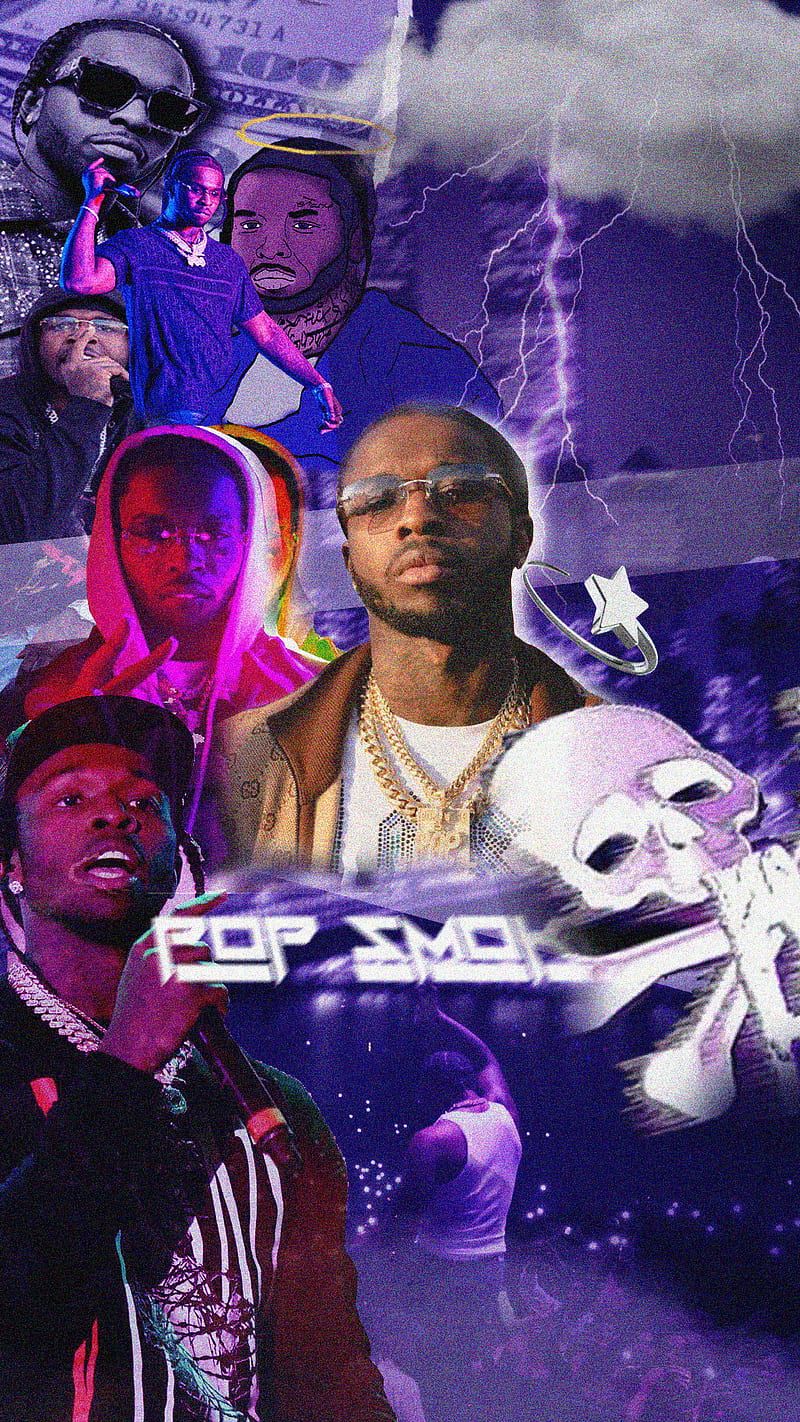 800x1422 Pop Smoke, drill, fondos, pop smoke, the woo, HD phone wallpaper
