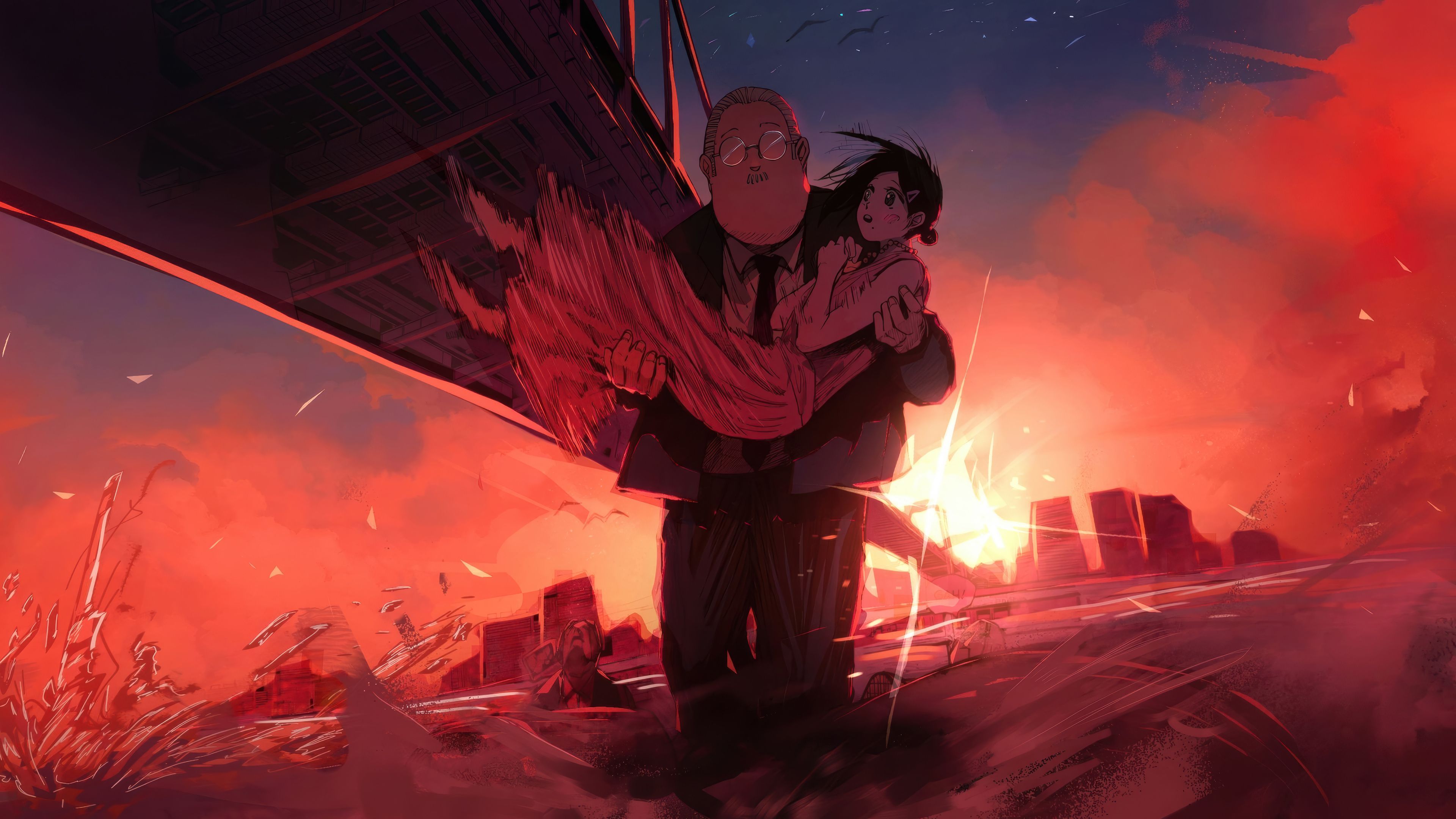 3840x2160 Sakamoto Days Anime Sakamoto Aoi Wallpaper 4K HD PC a