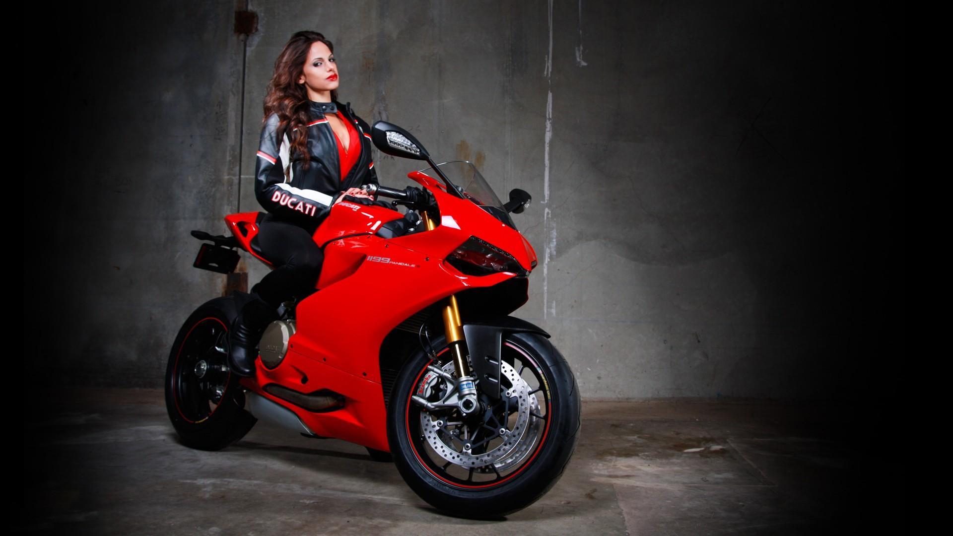 1920x1080 Girl Rider Wallpaper