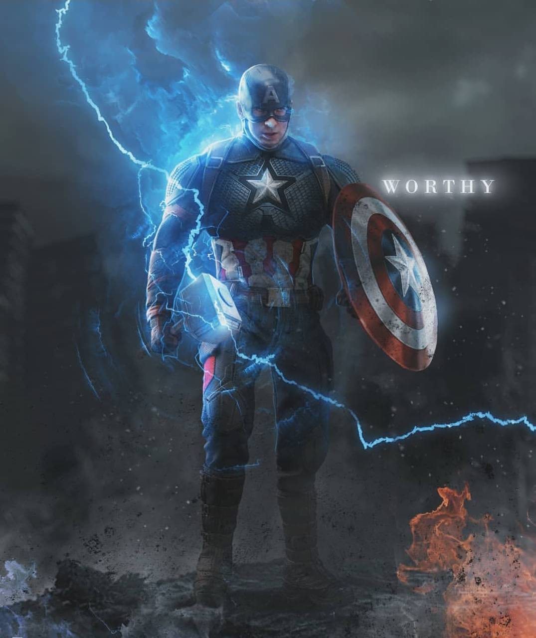 1075x1280 Captain America wallpaper