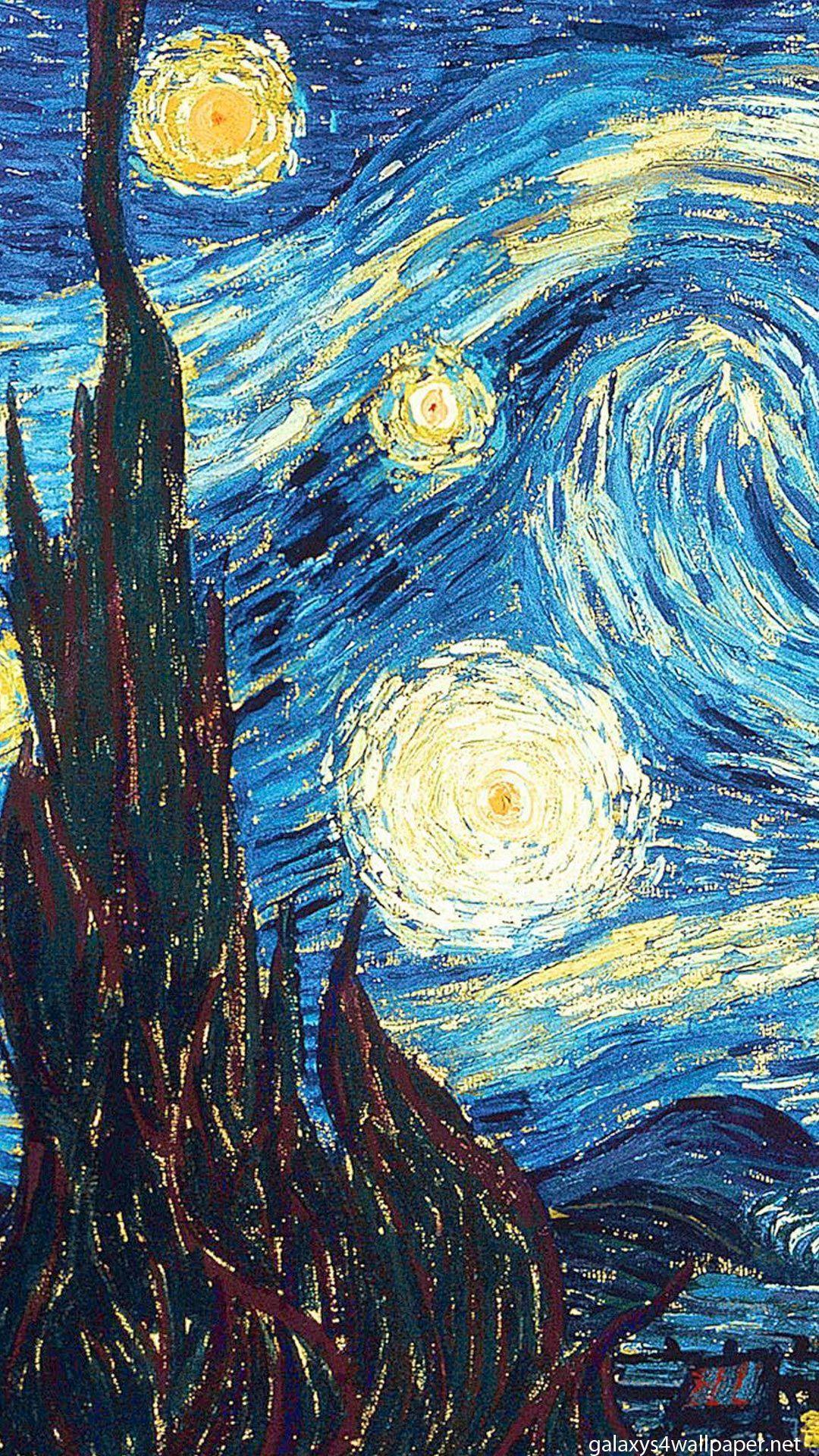 1080x1920 ↑↑TAP AND GET THE FREE APP! Art The Starry Night Vincent