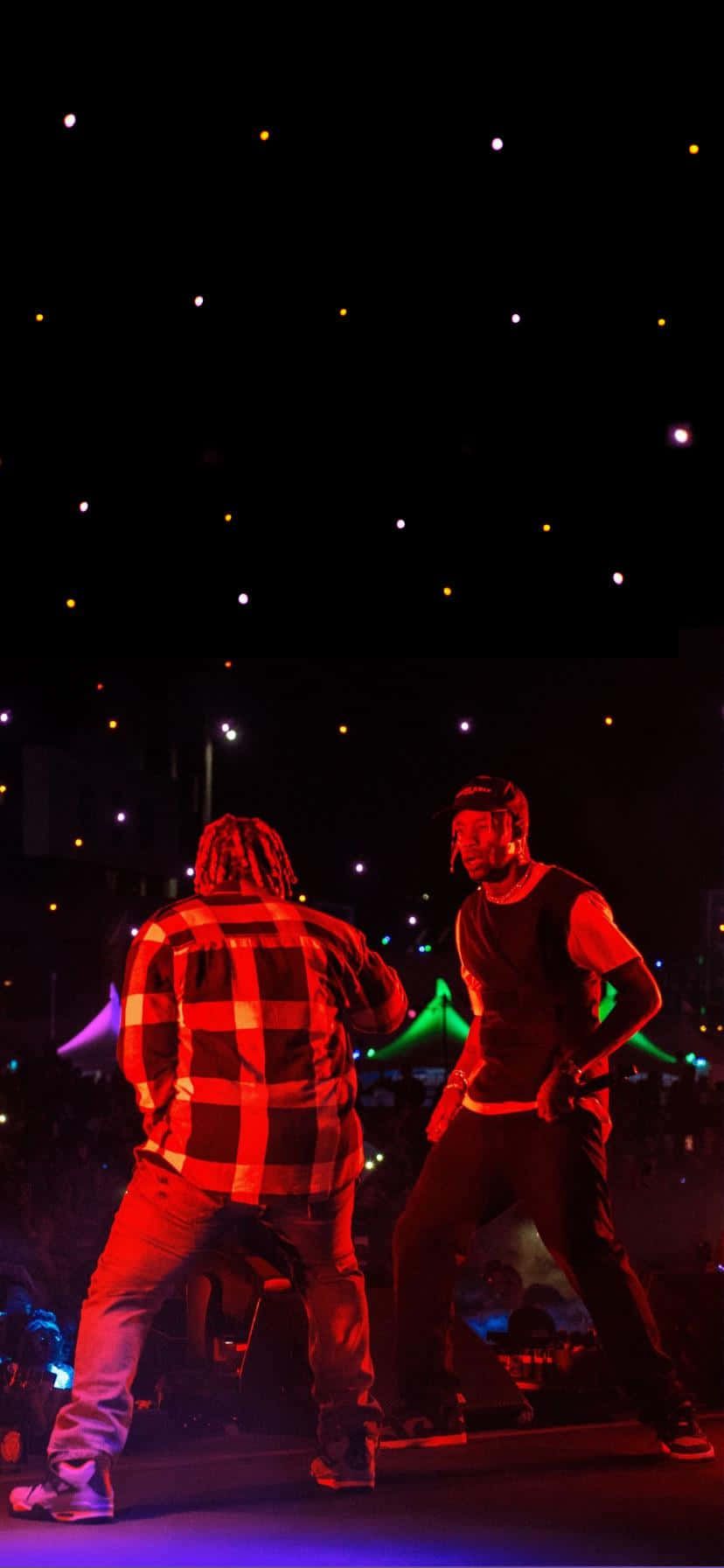 828x1792 Download Don Toliver On Stage Wallpaper
