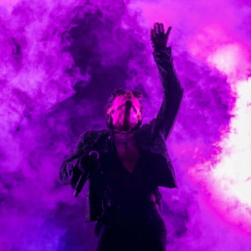 1024x1024 Download Don Toliver Purple Aesthetic Wallpaper