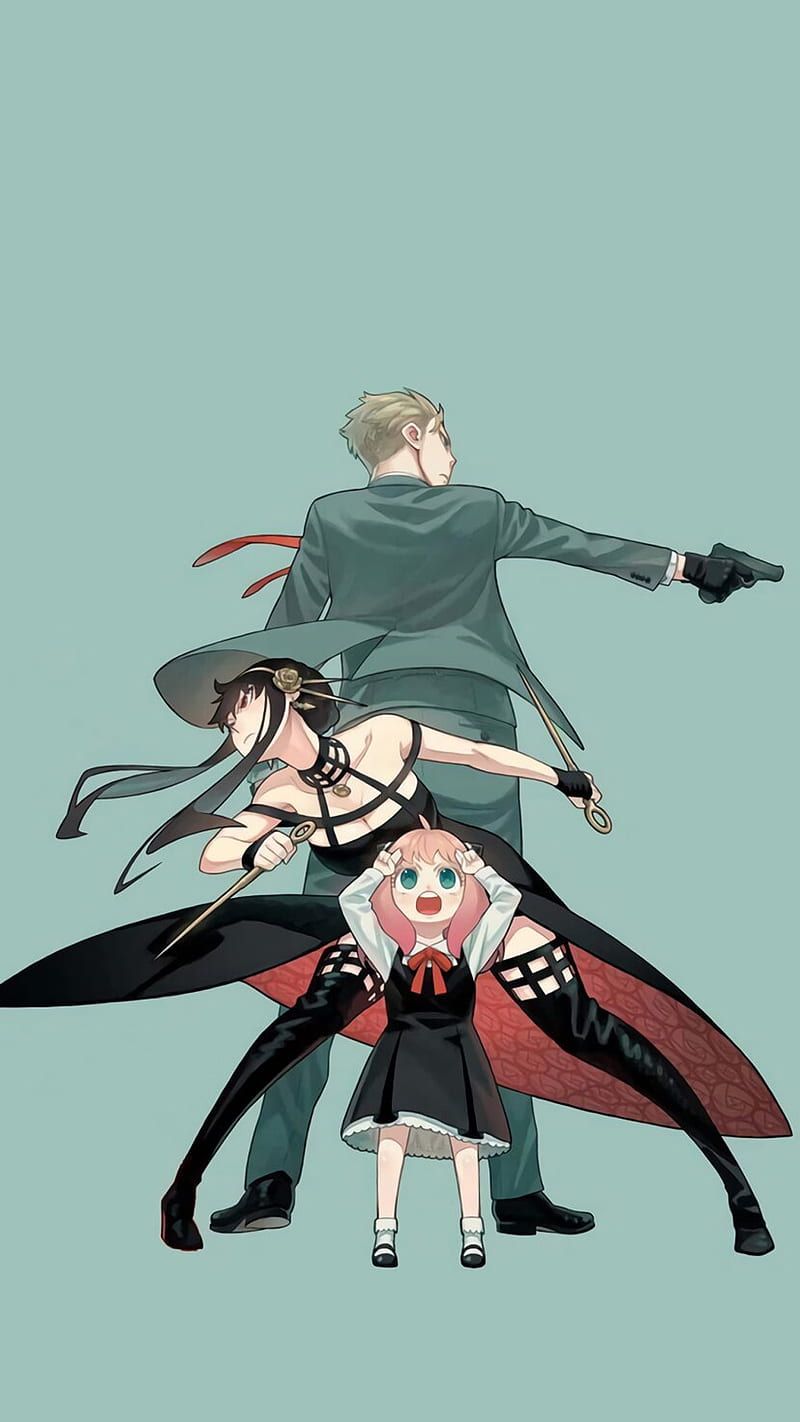 800x1422 SpyxFamily, anime, anya folger, lloyd folger, manga, spy x family, yoru briar, HD phone wallpaper