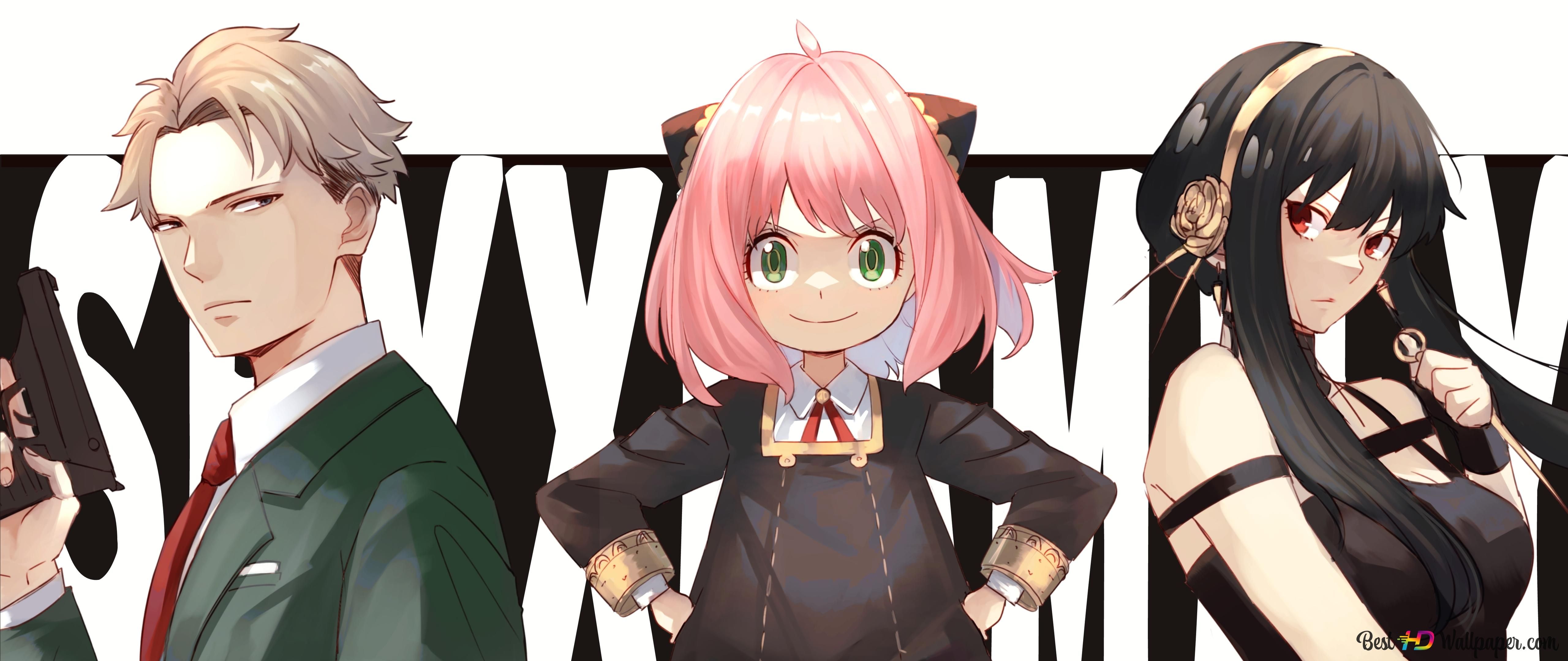 5120x2160 Spy X Family Anime 4K wallpaper download