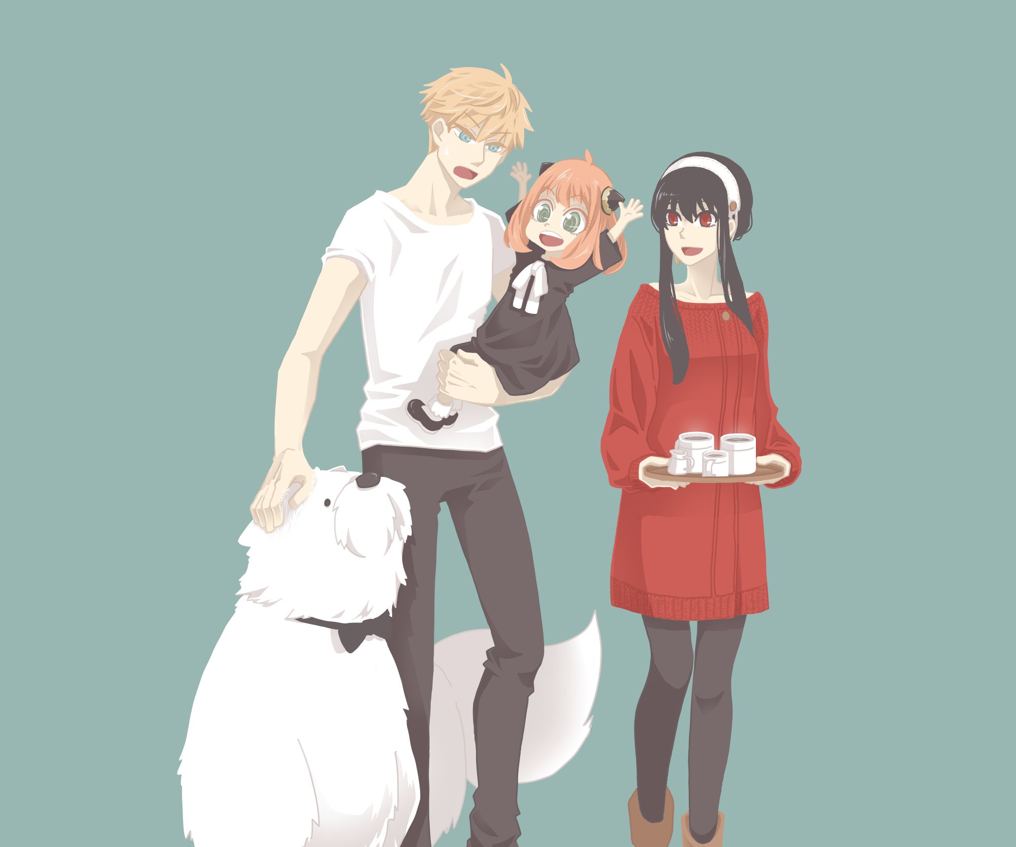 2000x1667 Phone wallpaper: Spy X Family, Anya Forger, Anime, Bond (Spy X Family), Loid Forger, Yor Briar 1073836