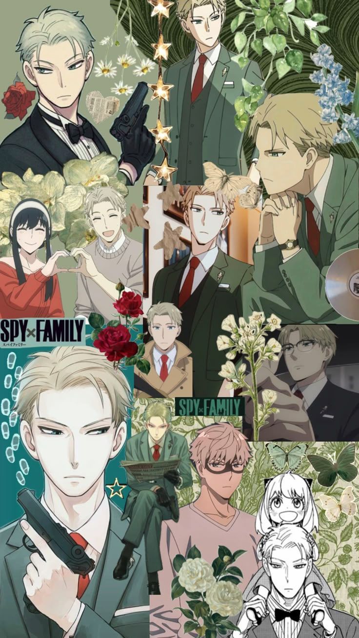 736x1308 anime #spyxfamily #spyfamily #crunchyroll #funimation #loid #loidforger #spy #green #aesthetic #background #wallpaper #greenaesthetic