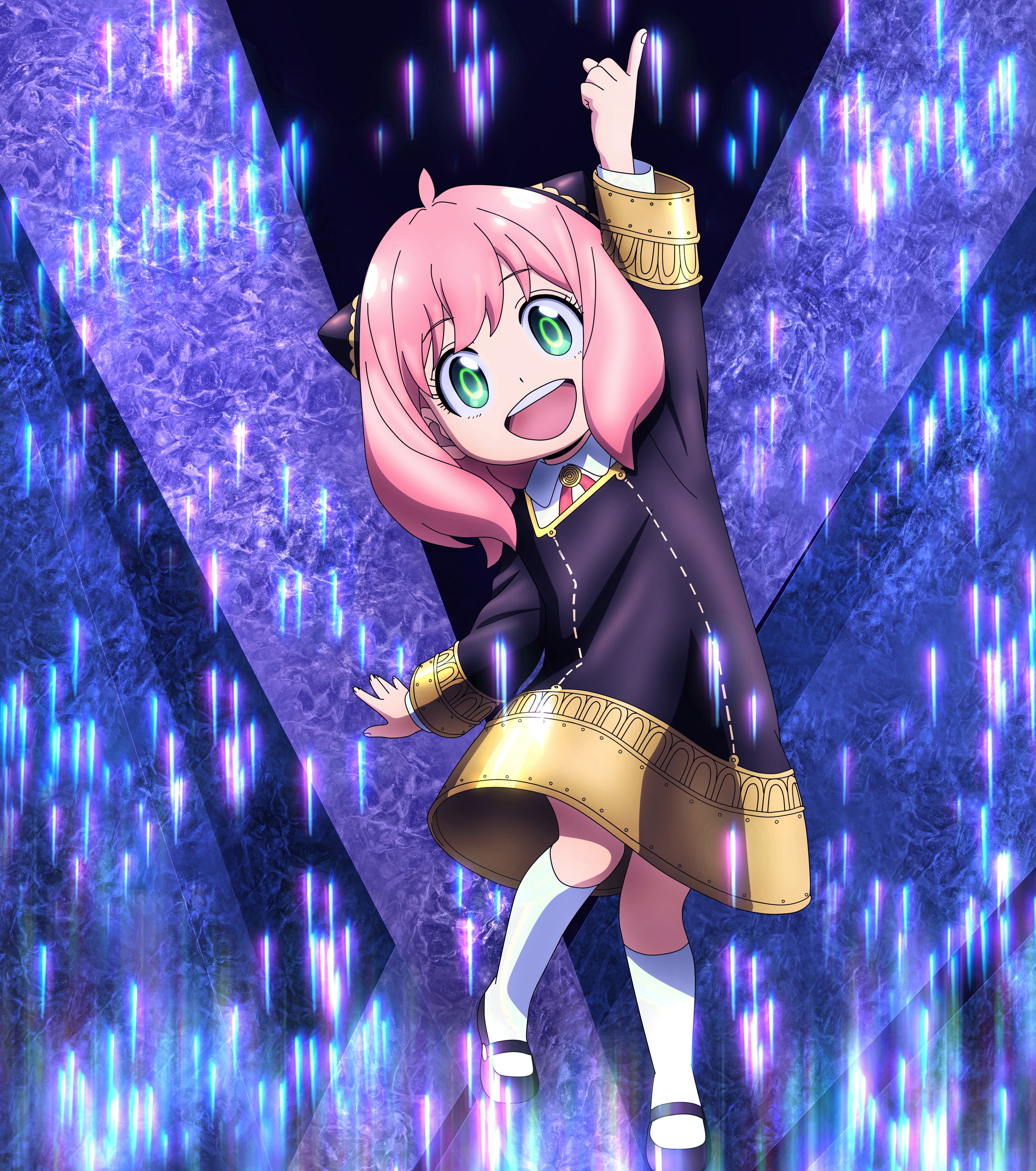 4000x4521 Spy x Family Wallpaper 4K, Anya Forger, Purple aesthetic