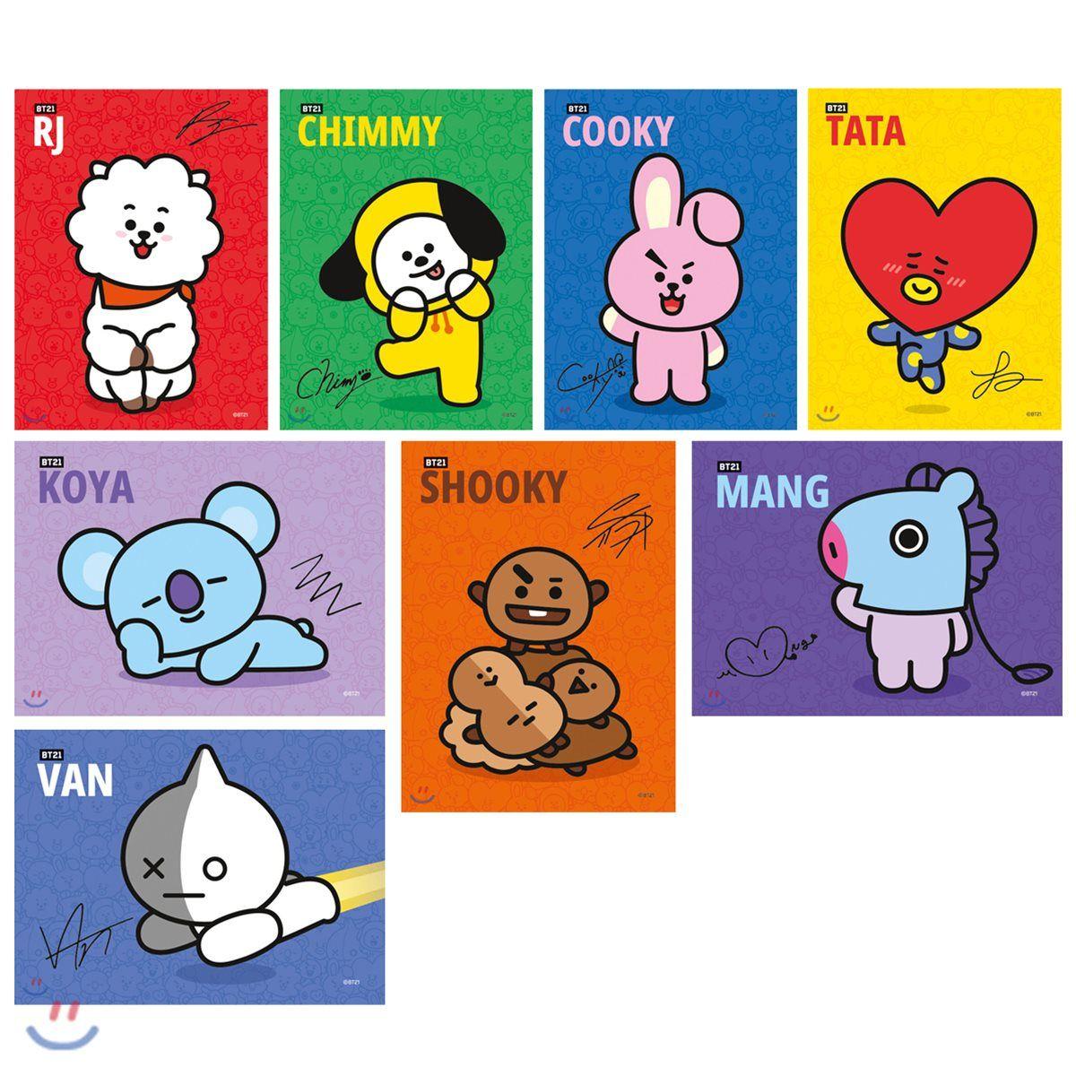 Albums 102+ Wallpaper Bt21 Characters With Bts Names Completed 10/2023