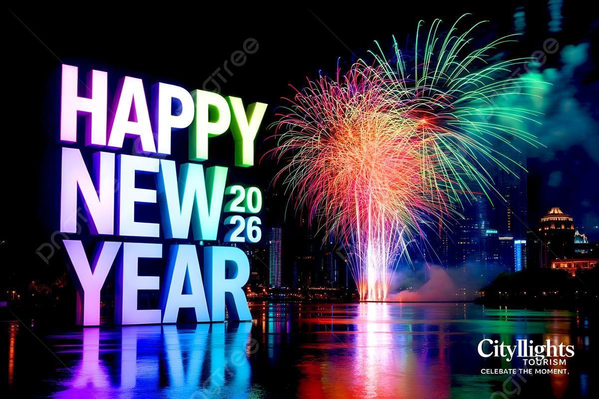 1200x799 Happy New Year 2026 Spectacular Fireworks Display Illuminated In A Cityscape By The Lake, New Year, Happy New Year Background Image And Wallpaper for Free Download