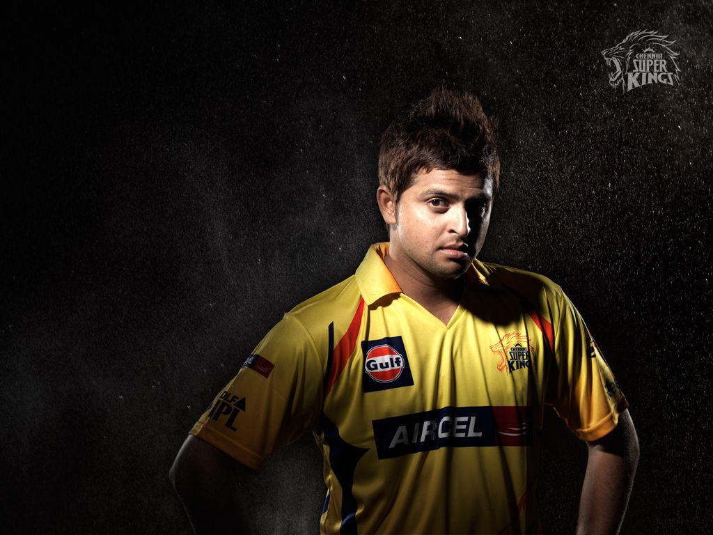 1024x768 Ipl T20 Csk Chennai Super Kings Suresh Raina HD Wallpaper