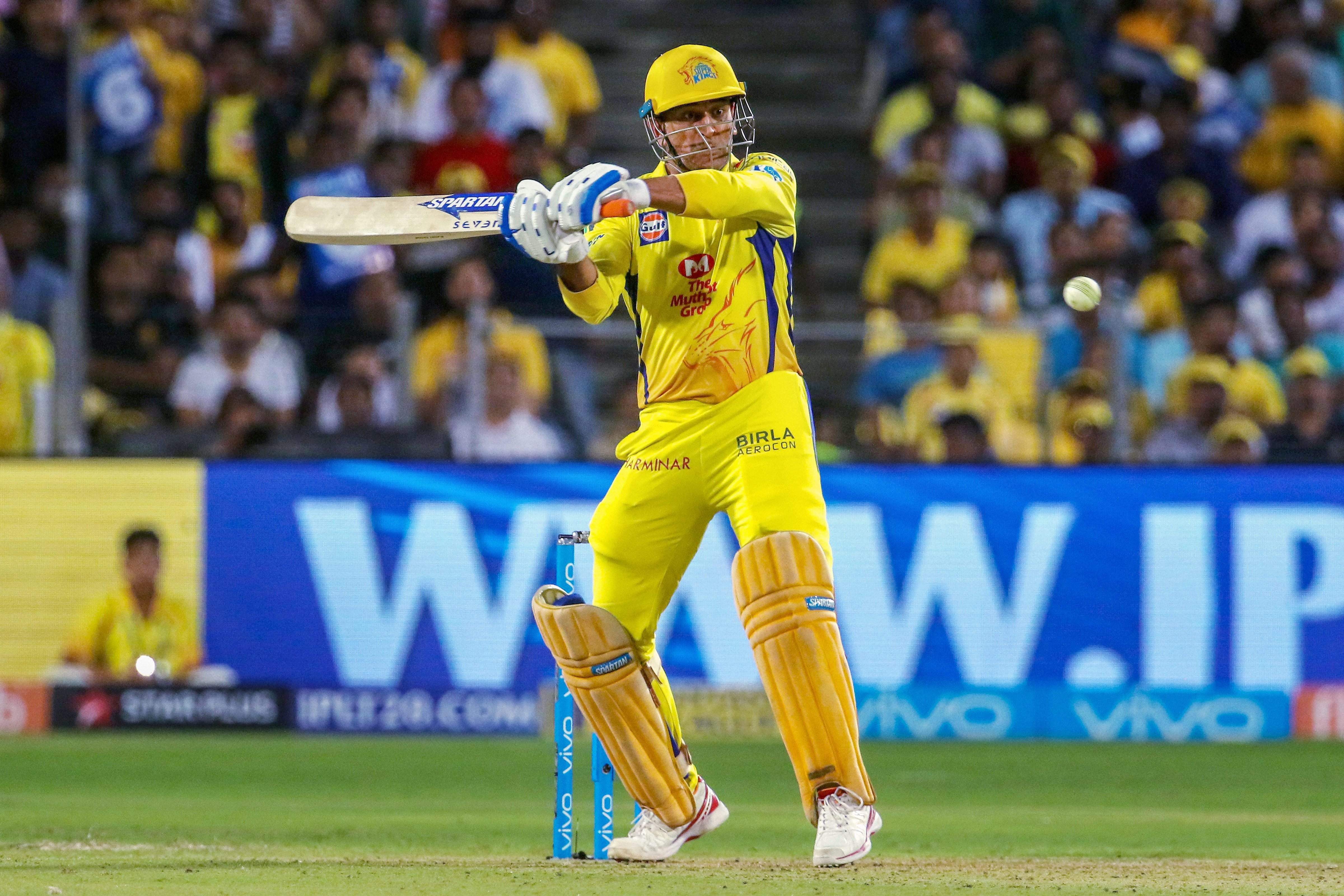 4800x3200 Chennai Super Kings' Captain Ms Dhoni Plays A Shot