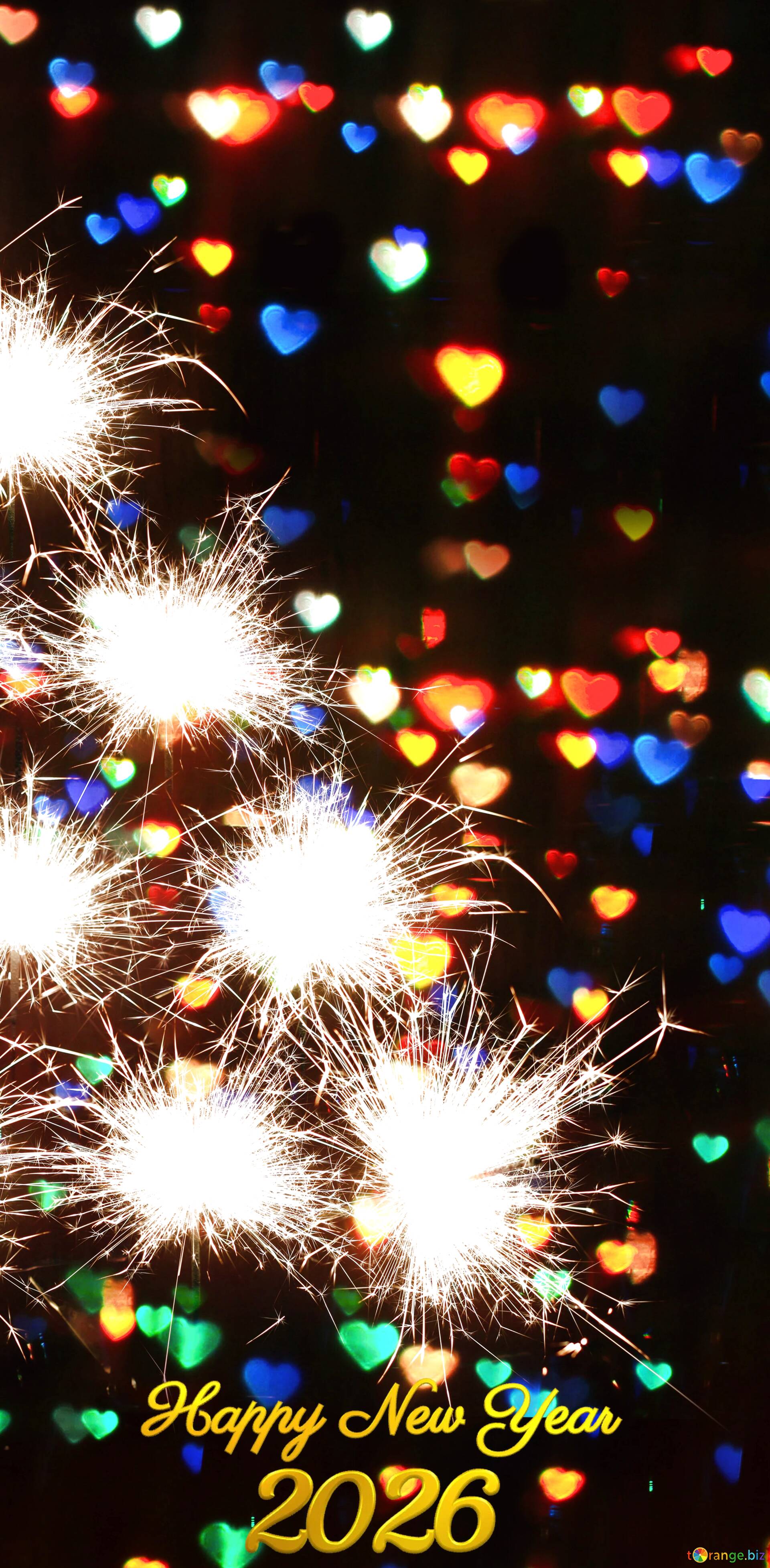 1920x3909 happy New year 2026 fireworks background №29811