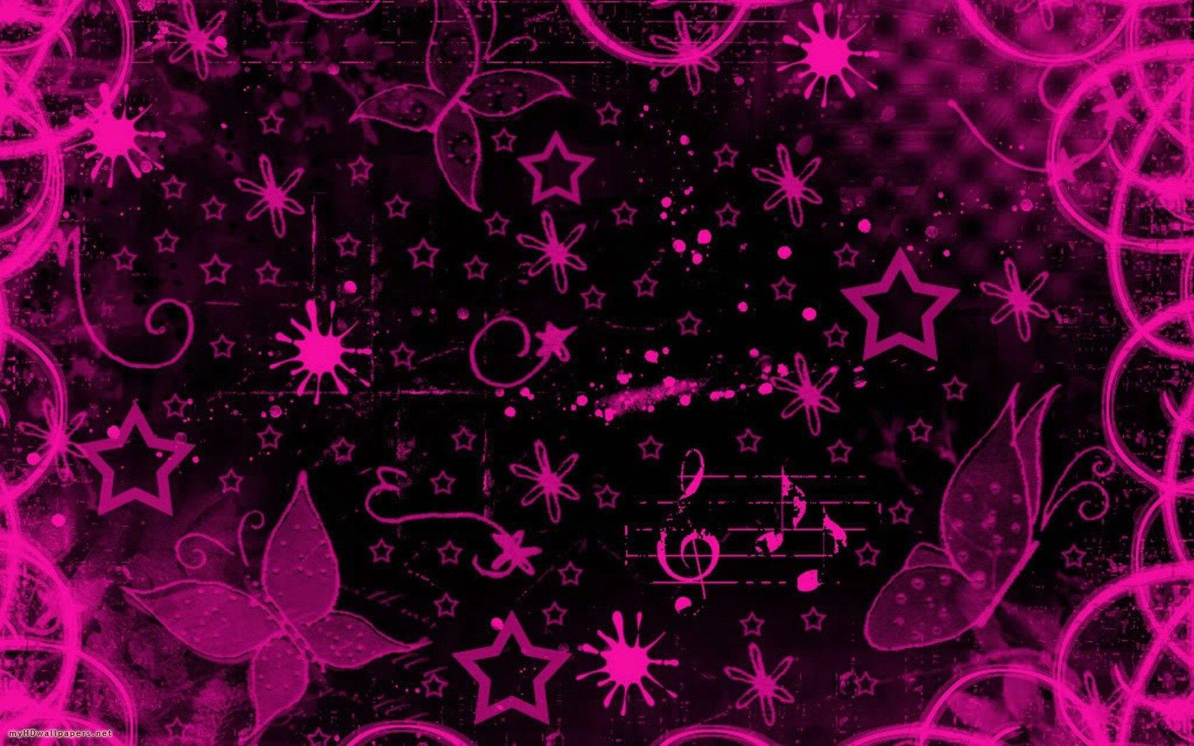 Black And Pink Backgrounds