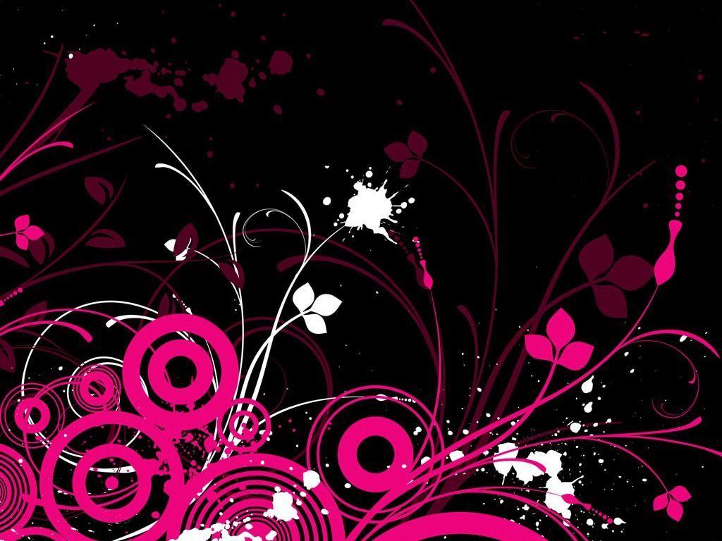 Black and Pink Wallpaper Download  MOONAZ