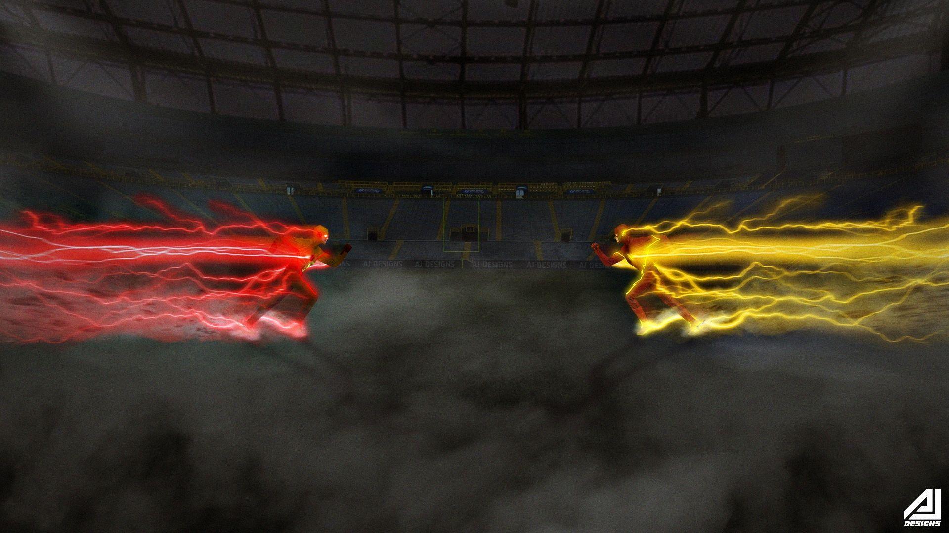 1920x1080 The Flash Vs Reverse Flash, HD Superheroes, 4k Wallpaper, Image