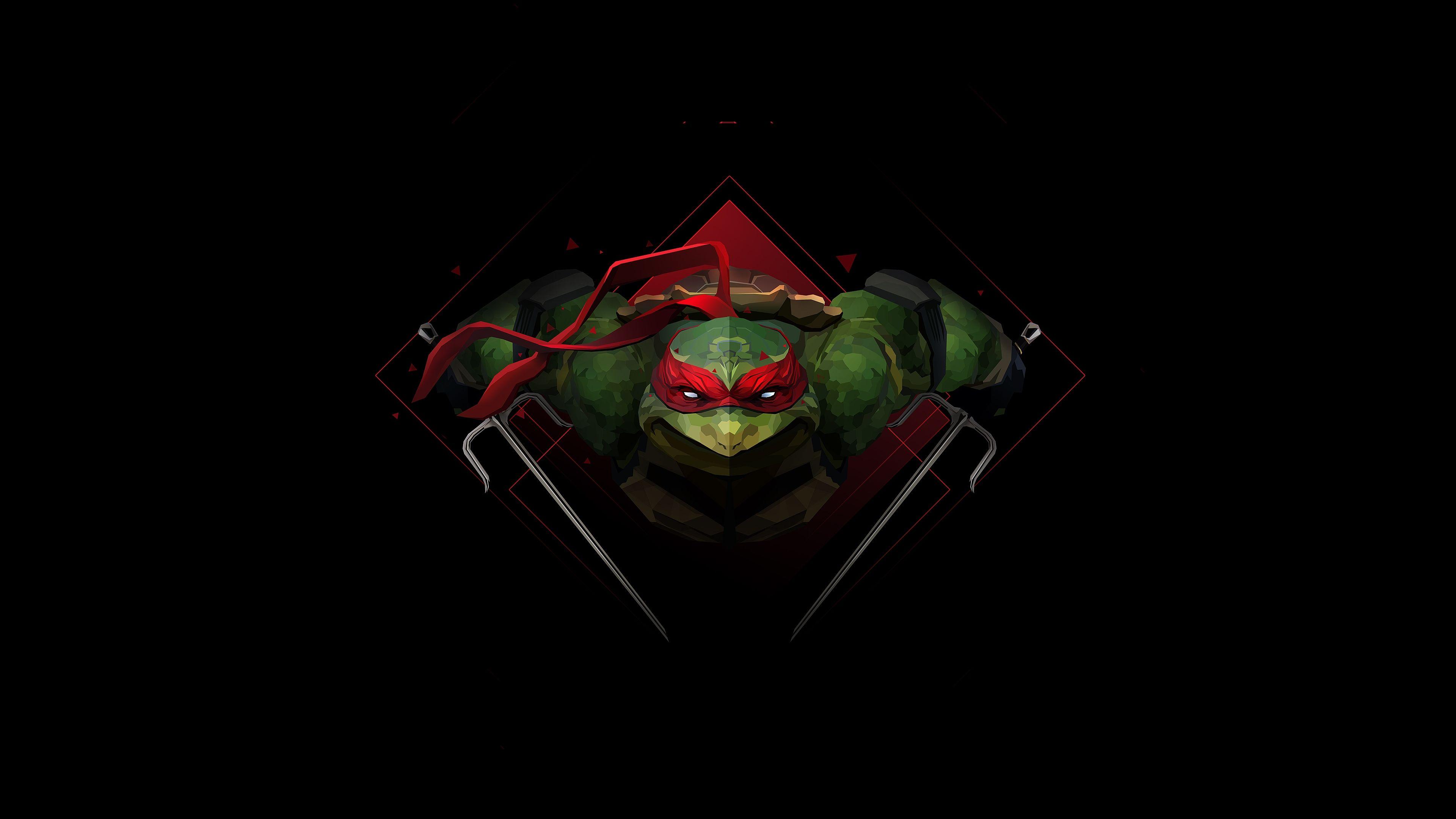 3840x2160 Download Teenage Mutant Ninja Turtles, warrior, dark wallpaper