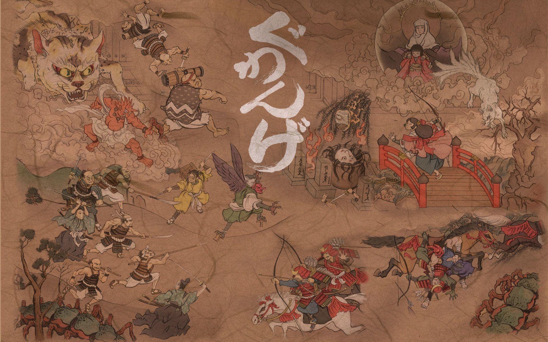 1920x1200 Japanese Art Wallpaper