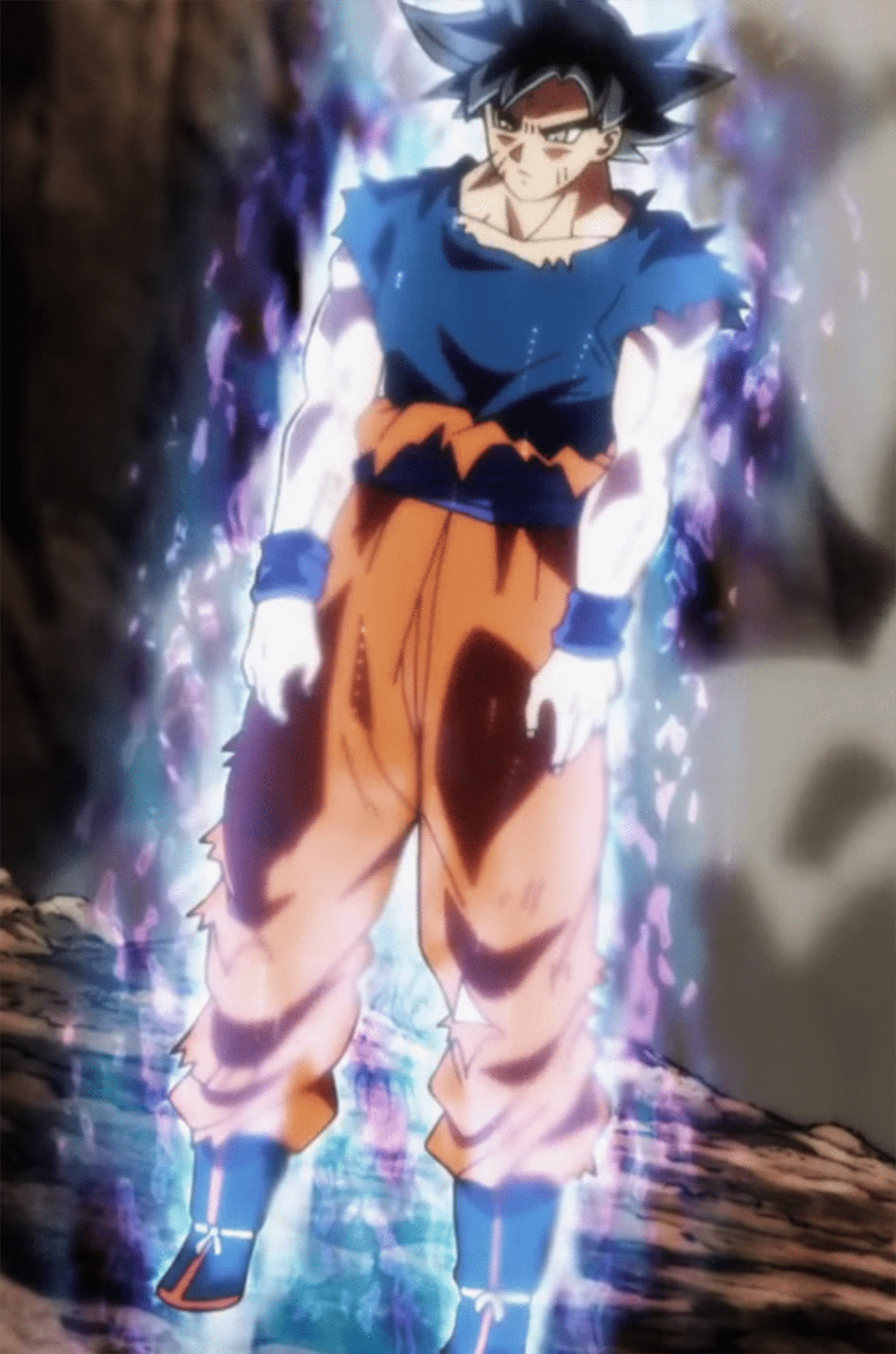 3972x6000 Goku Ultra Instinct Full Body by SonimBleinim. Dragon ball
