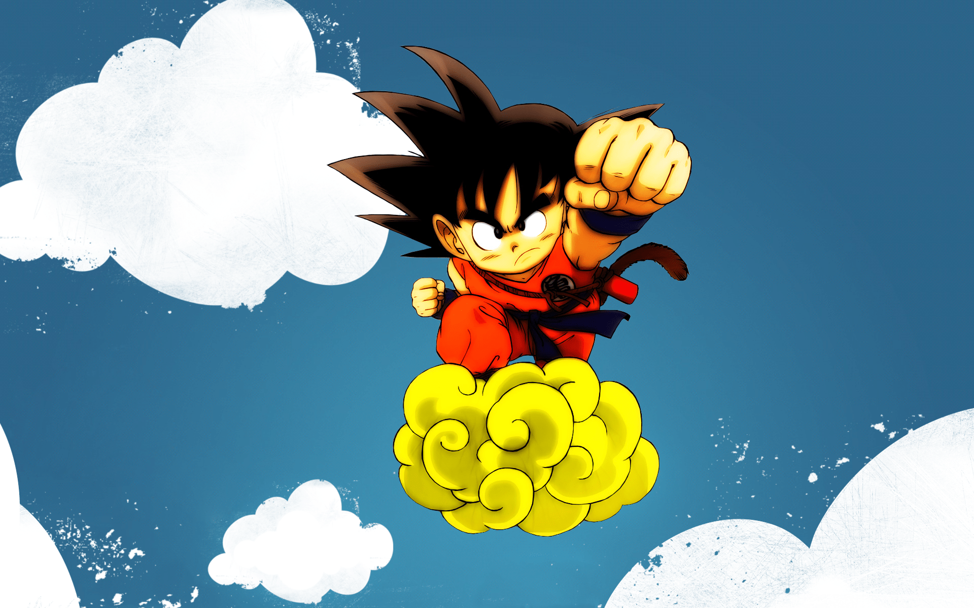 1920x1200 Goku and his Nimbus Cloud