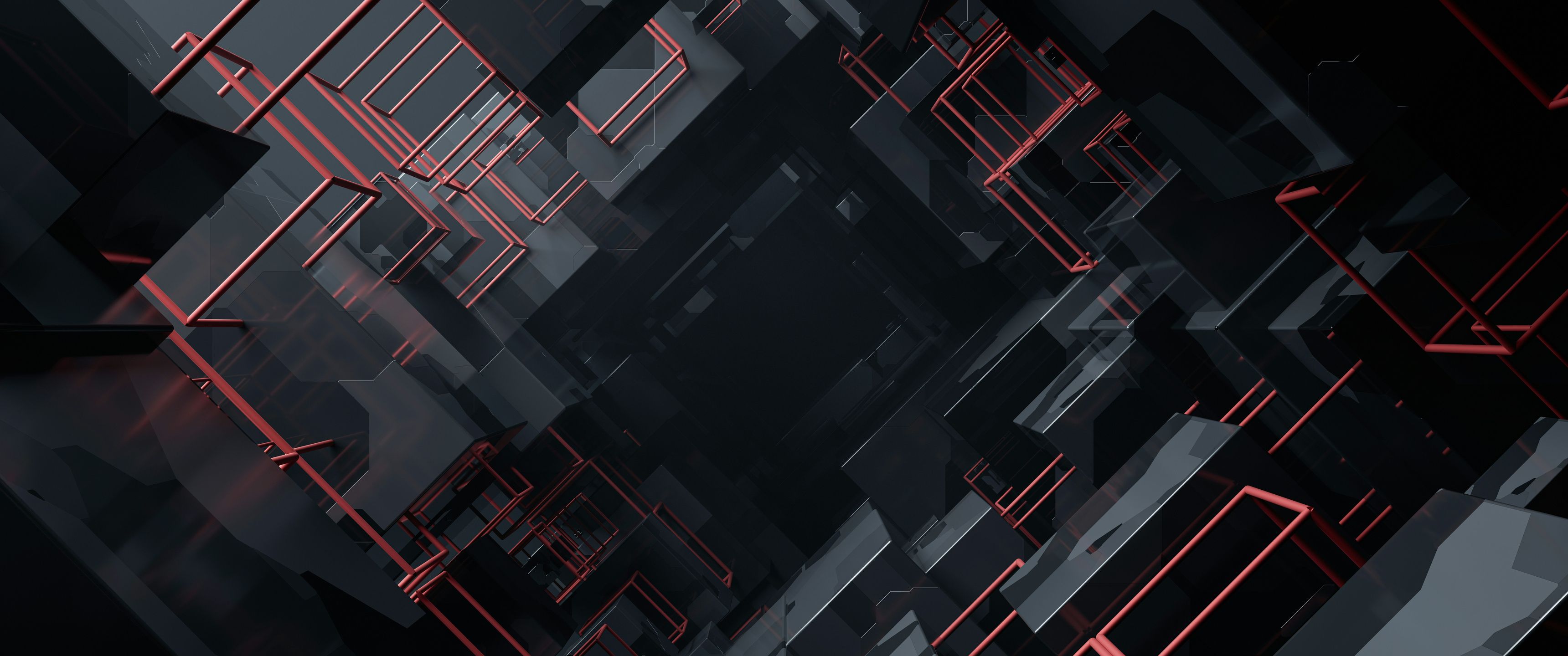 3440x1440 Black Red Abstract 10k UltraWide Quad HD 1440P , HD 4k Wallpaper, Image, Background, Photos and Picture