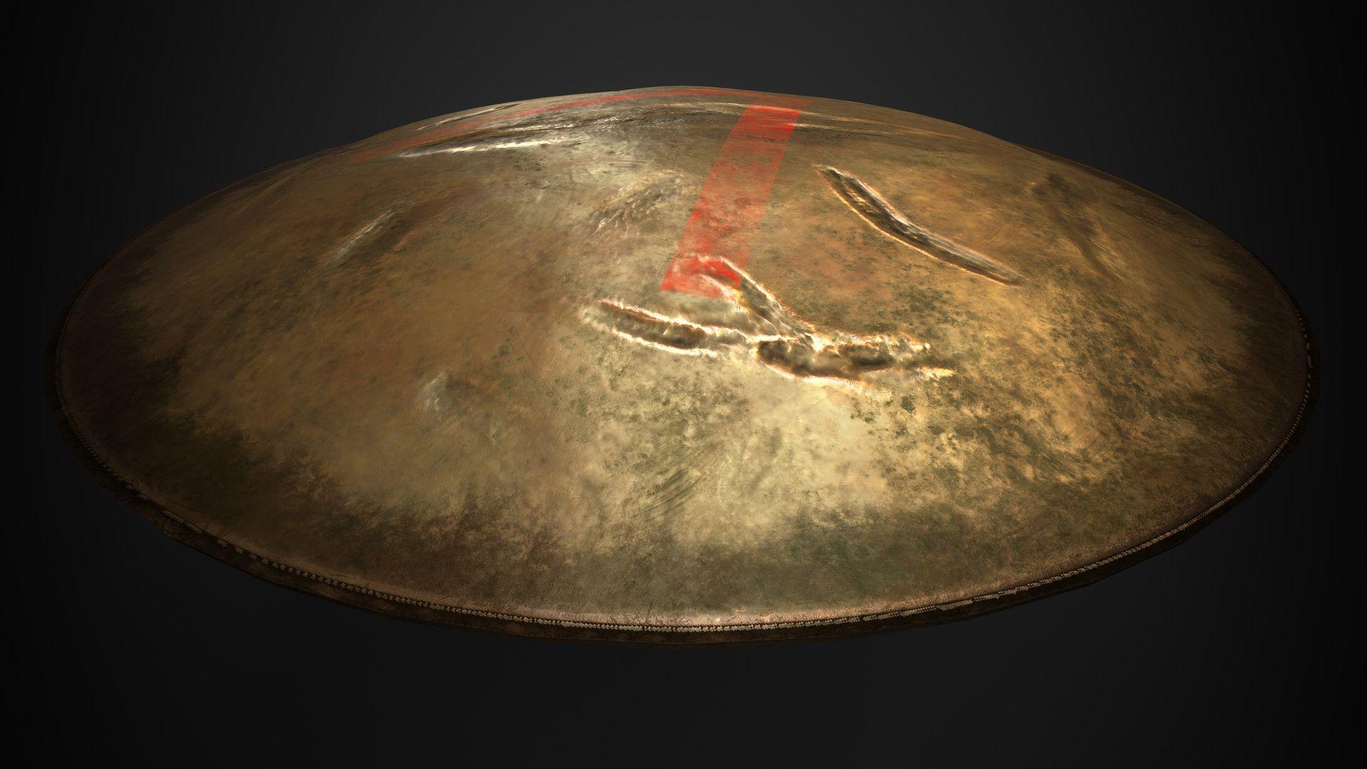 1920x1080 Spartan Shield Textures GameReady, Rodrigo García