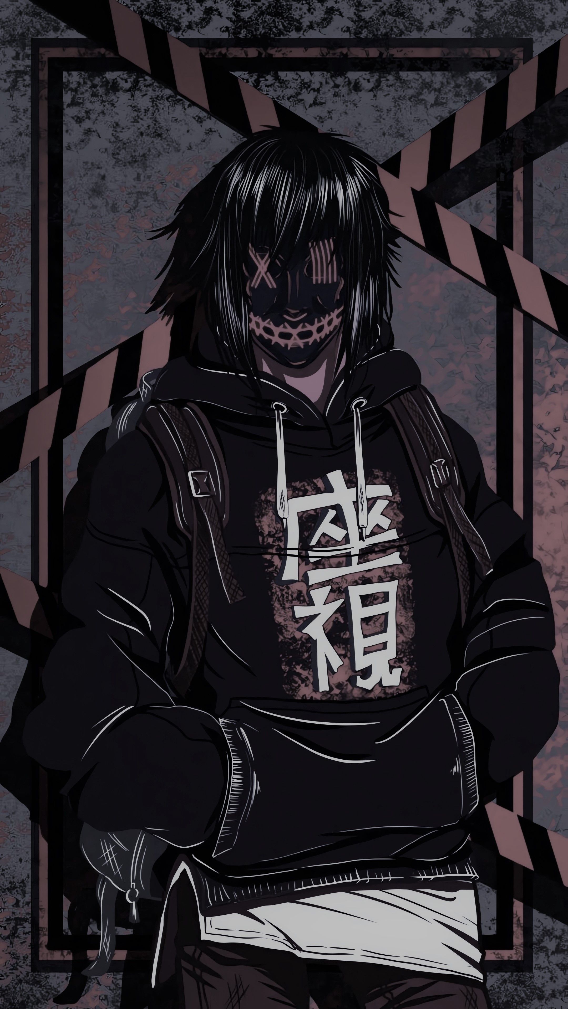 2160x3840 Wallpaper Dark Anime Badass Boy, Anime, Anime Art, Cartoon, Sleeve, Background Free Image