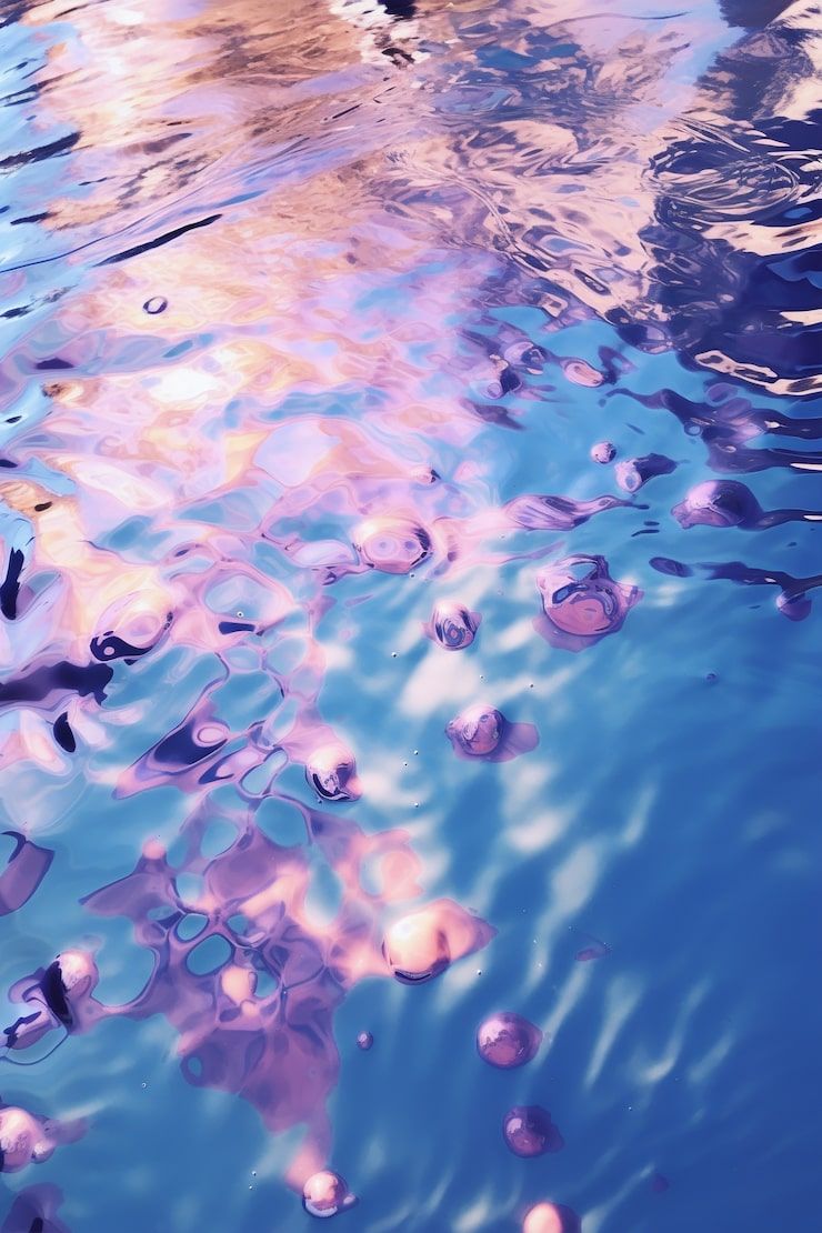 740x1110 Magical water reflections 4k wallpaper Image