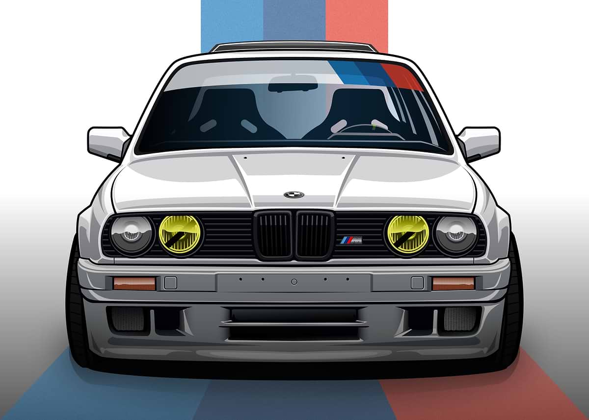 1200x857 BMW M30 E30 M3 SERIES' Poster, picture, metal print, paint