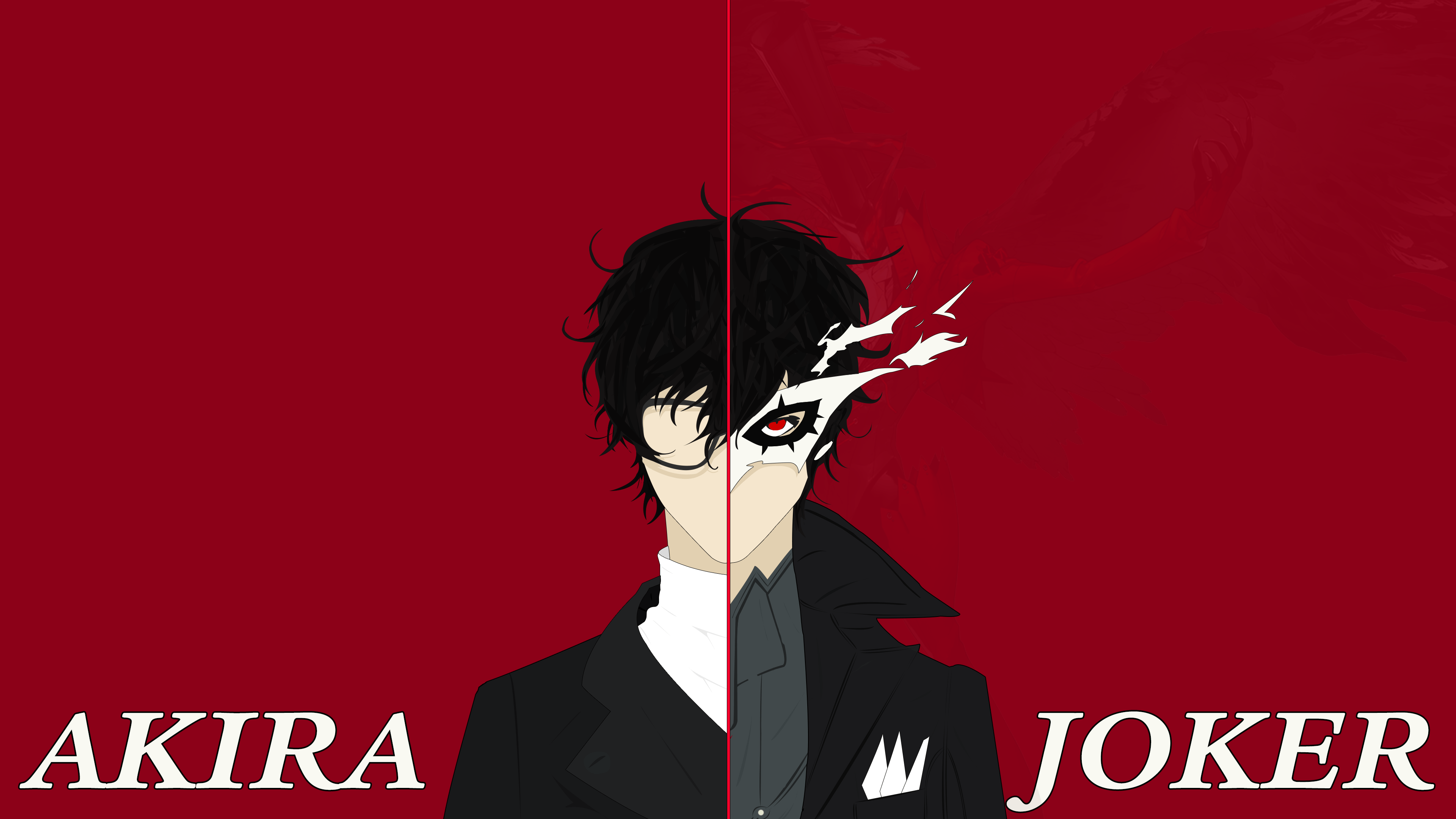 3840x2160 Minimalist Persona Wallpaper