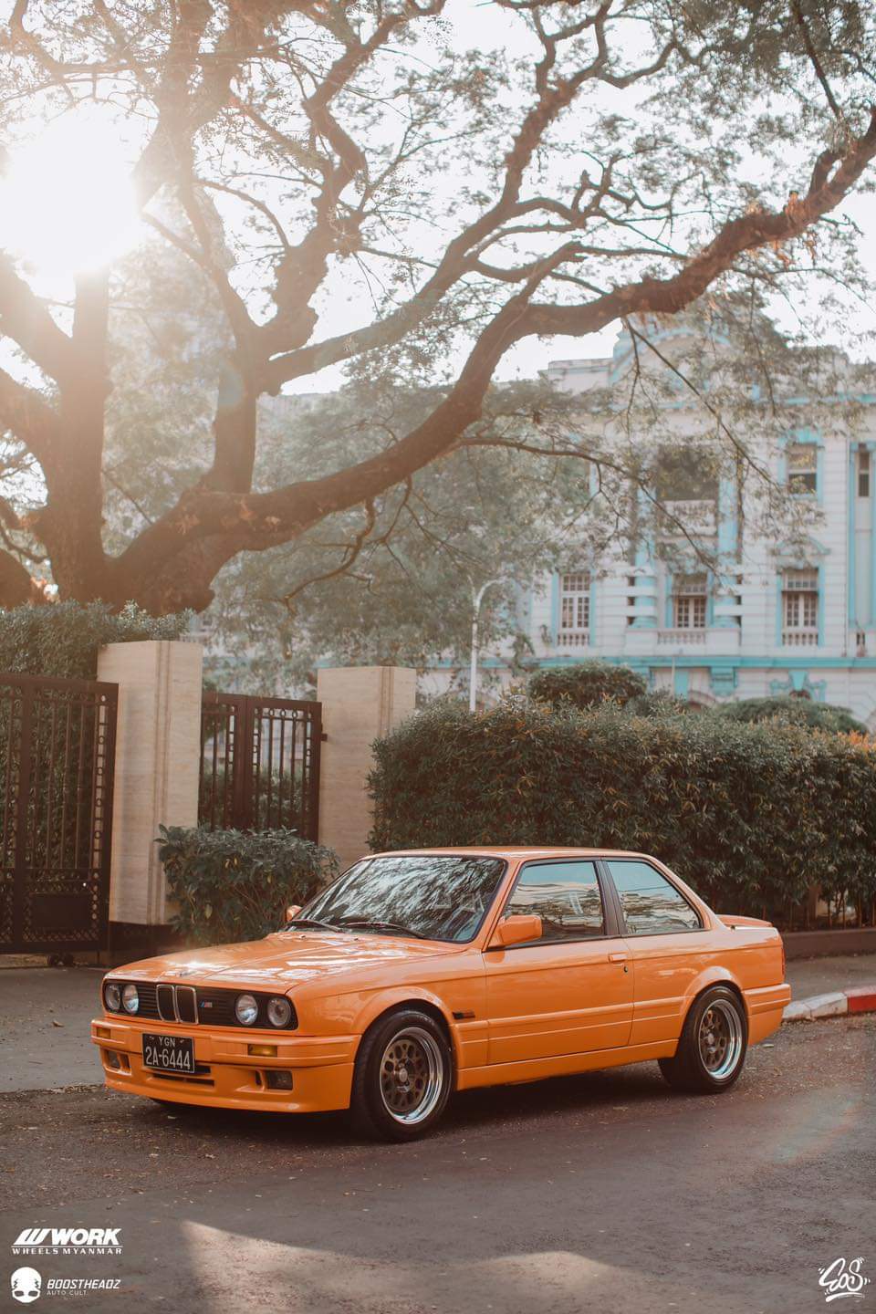 960x1440 An Orange BMW M3 E30 (credits to Edge of Stance)