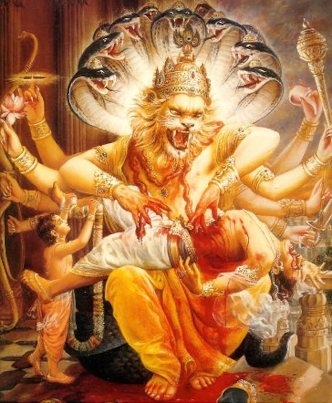 1080x1311 Lord Narasimha Dev Wall Photo_high Resolution (digital Only)