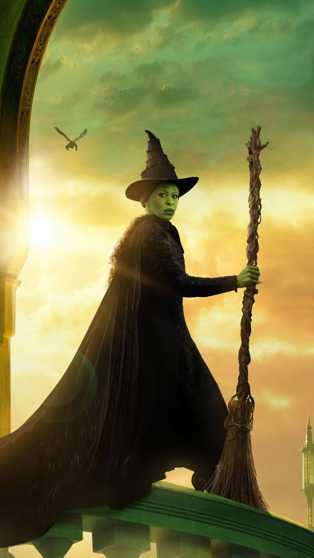 1080x1920 Wicked Galinda Cynthia As Elphaba Wallpaper 4K HD PC b