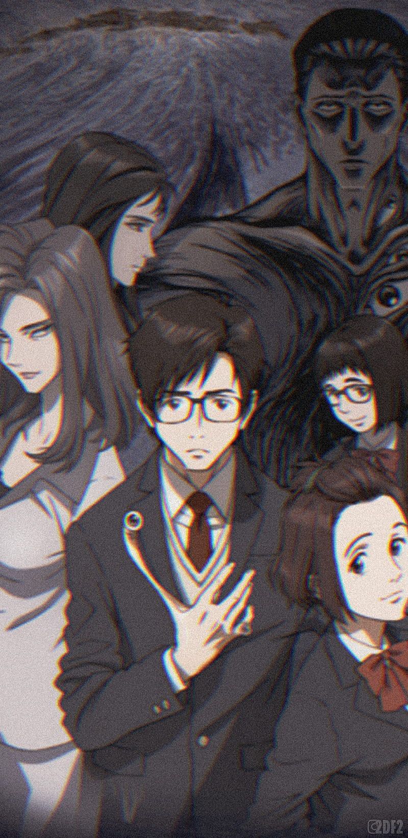 800x1644 HD parasyte wallpaper