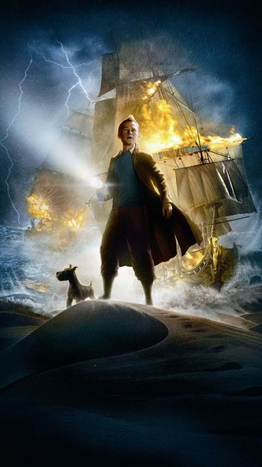 850x1513 Papéis de Parede de As Aventuras De Tintim