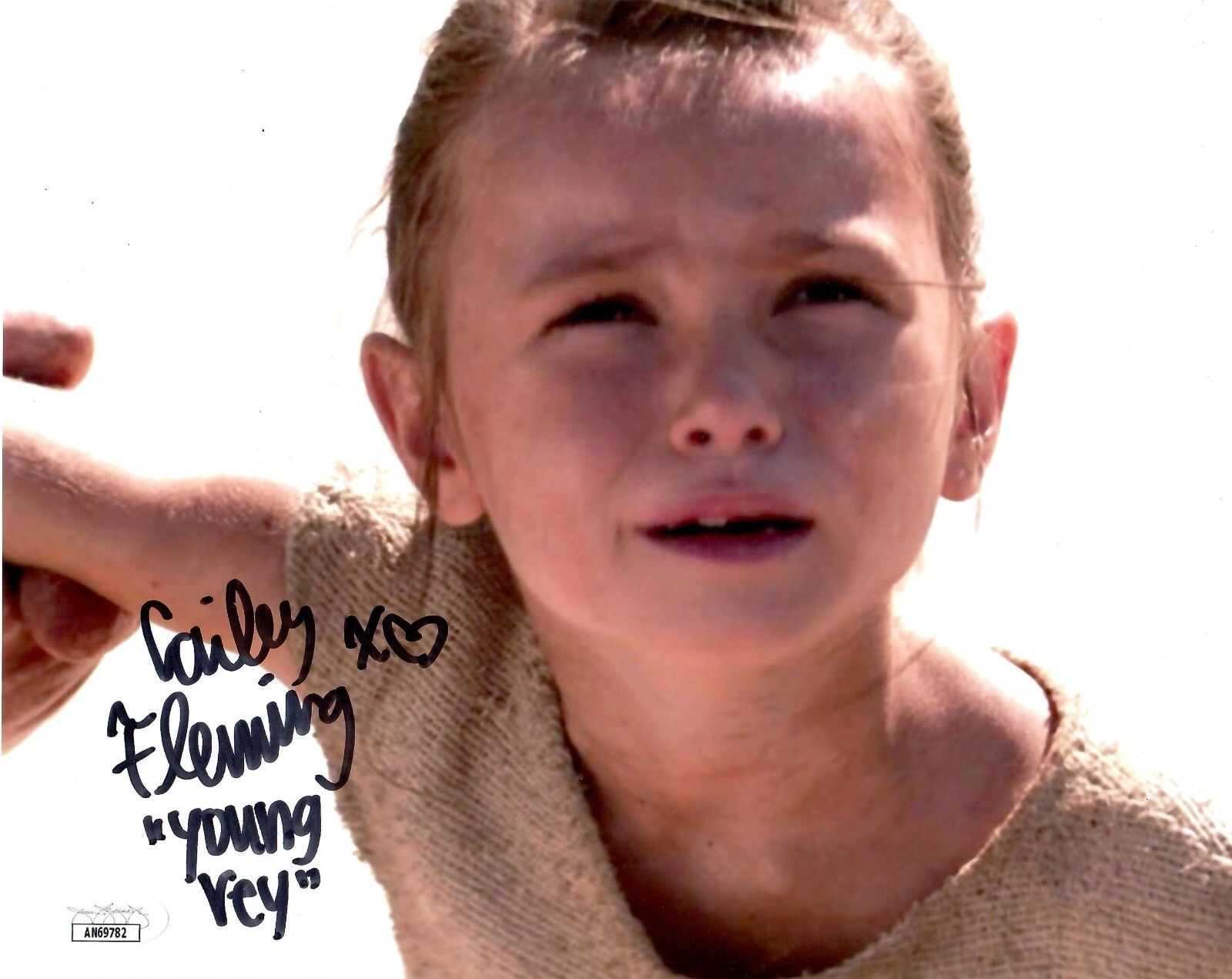 1600x1271 Cailey Fleming signed inscribed 8x10 photo Star Wars: The Force Awakens JSA COA