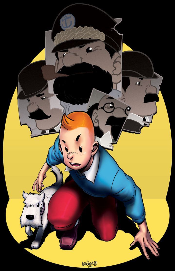 719x1111 Tintim by Jeffrey Cruz. Tintin, Comic art, Adventure