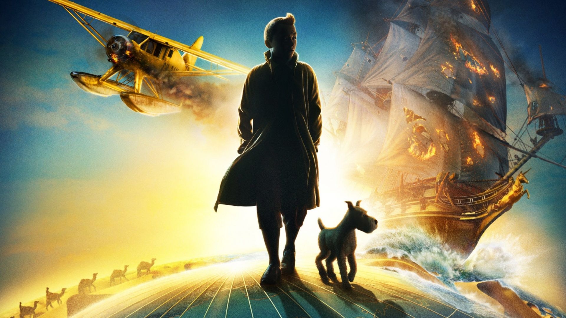 1920x1080 Papel de Parede As Aventuras de Tintin Wallpaper para Download no Celular ou Computador PC