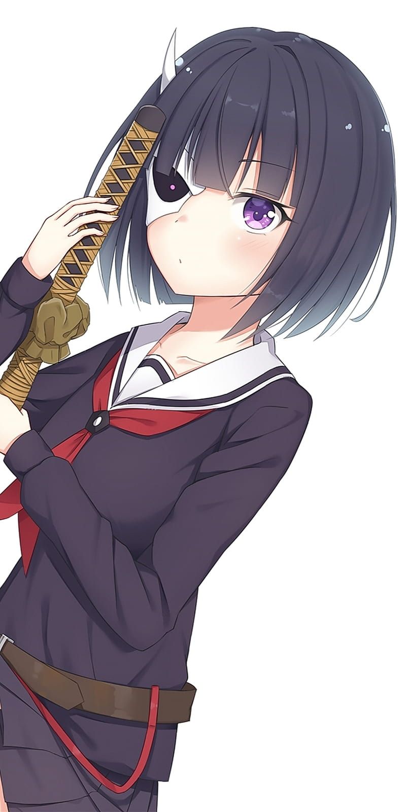 800x1600 Busou shoujo, anime, random, HD phone wallpaper