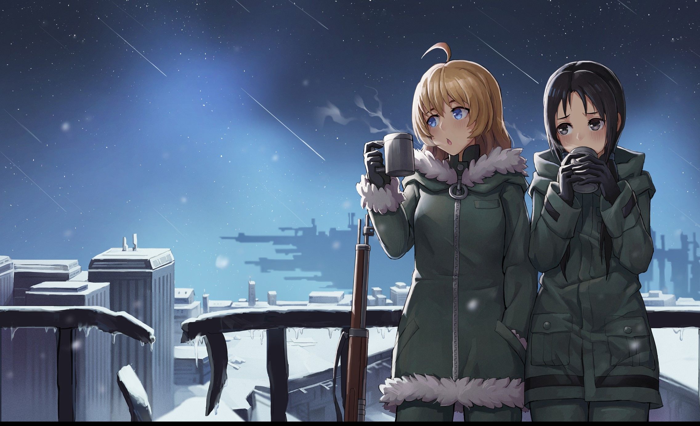 2273x1382 Shoujo Shuumatsu Ryokou Phone Wallpaper: Free 4K & HD Downloads