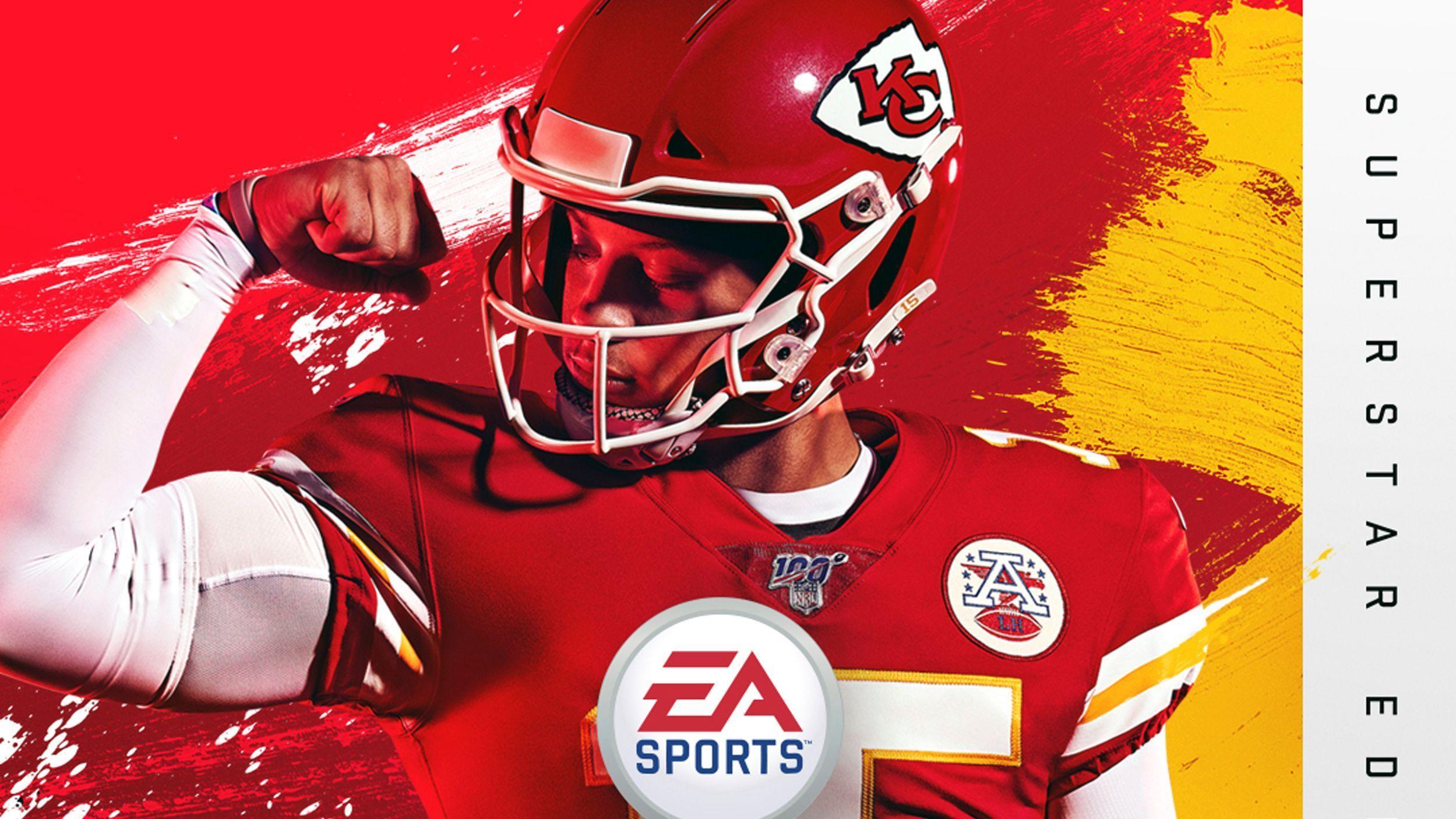 2499x1406 Kansas City Chiefs QB Patrick Mahomes on cover of 'Madden NFL 20
