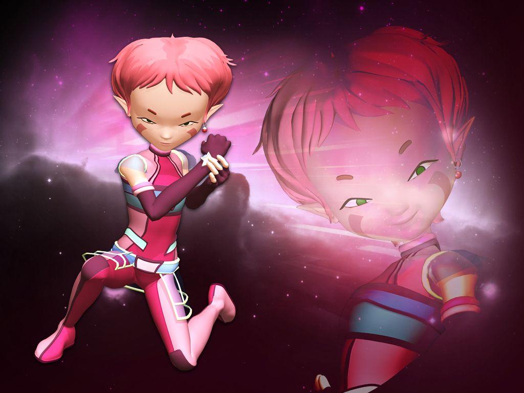 1024x768 Free download Visionnage Wallpaper Aelita S4 space Code Lyoko