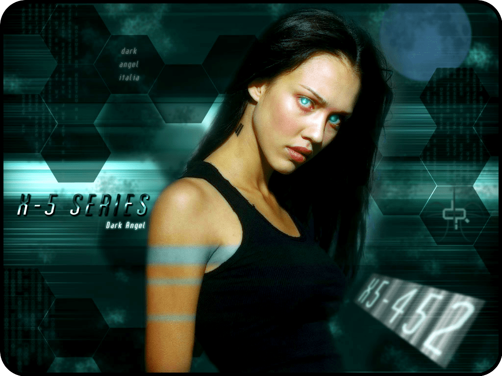 1024x768 Dark Angel Jessica Alba Wallpaper