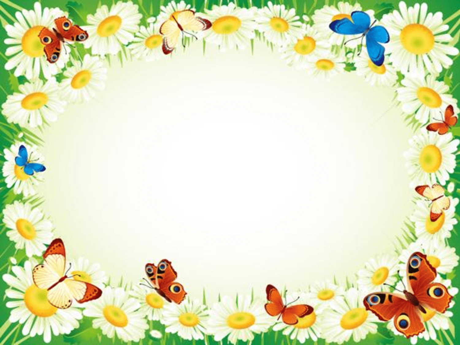 1500x1125 butterfly and flower borders designs.