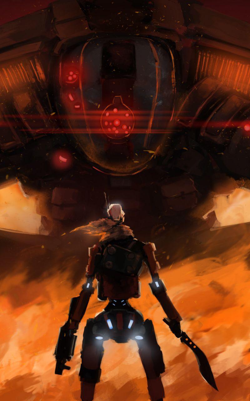 800x1280 Download 800x1280 wallpaper titanfall digital art, soldier