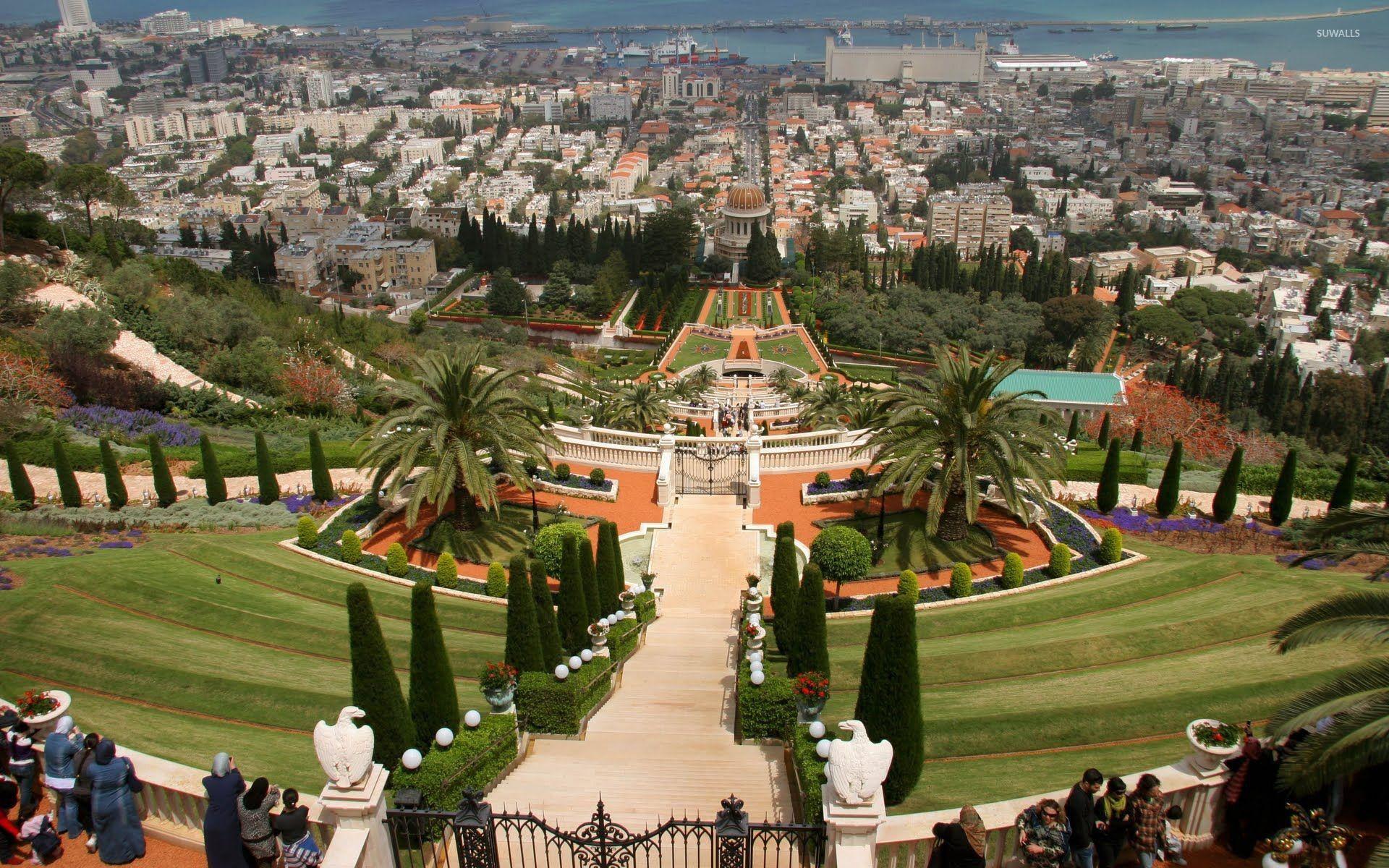 1920x1200 Baha'i gardens [2] wallpaper wallpaper
