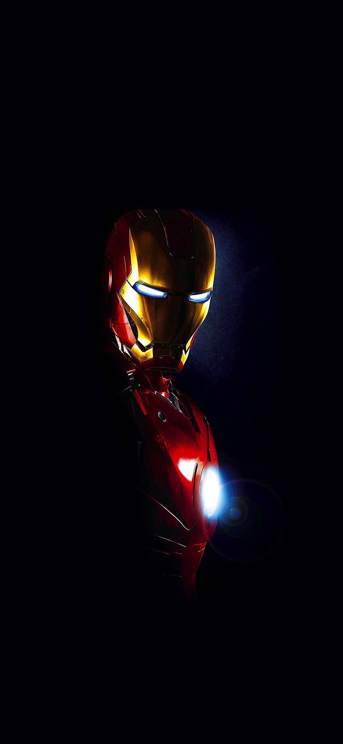 1125x2437 Ironman In Dark Film Art