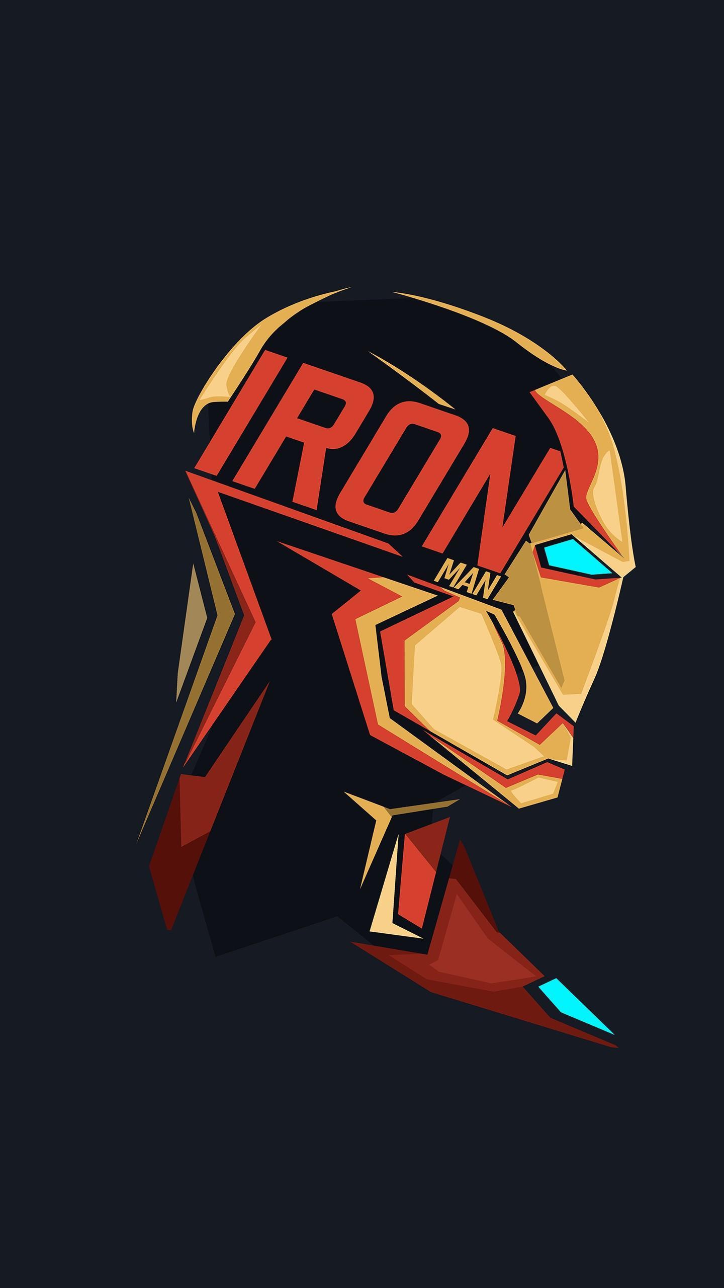 1440x2560 Iron Man 3 Sketch iPhone X Wallpaperélécharger Gratuites