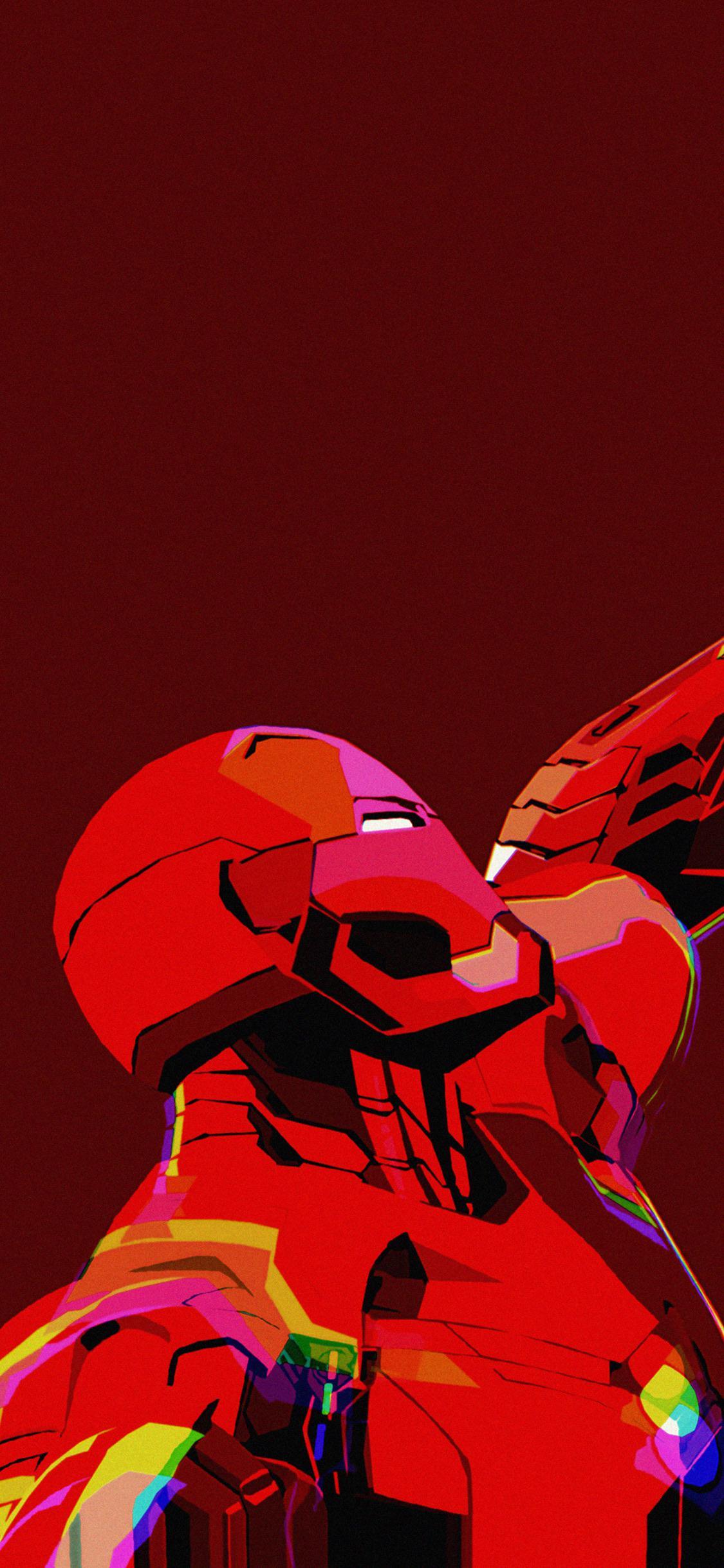 1125x2436 Minimal Iron Man wallpaper