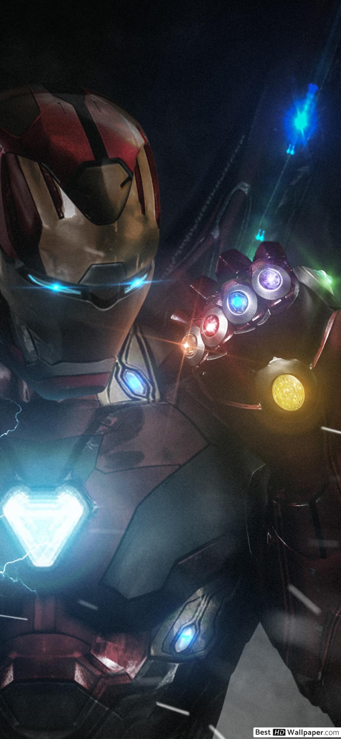 1125x2436 Apple iPhone X, Endgame Iron Man, Download Wallpaper
